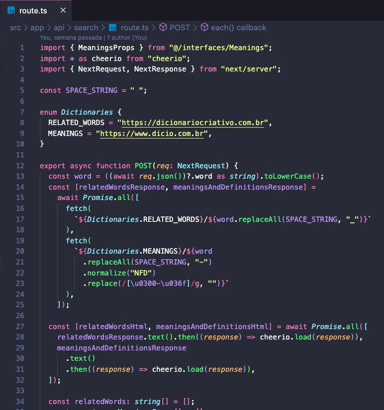 First part of the implementation